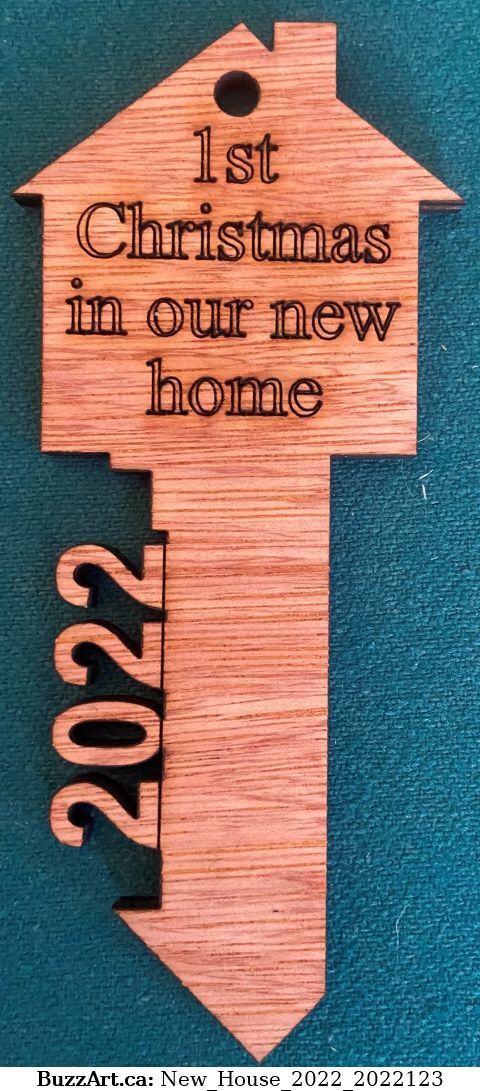 1st Christmas in new house Christmas ornament